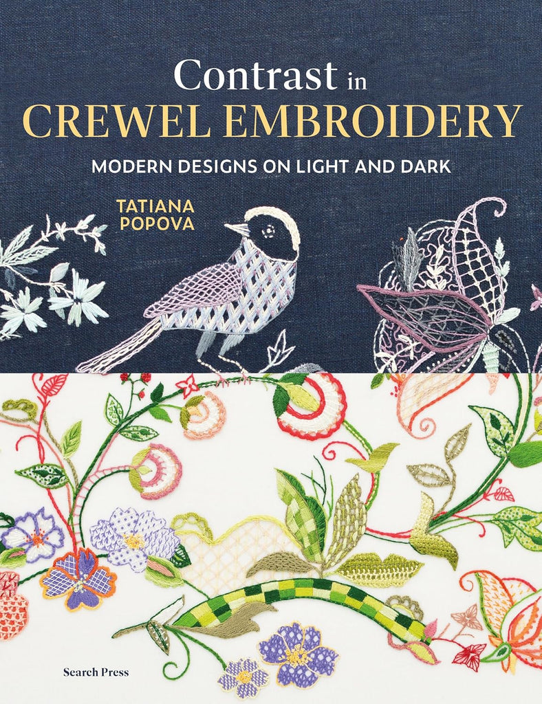 Contrast in Crewel embroidery - Tatania Popova