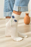Eco Vita Naturally Dyed Organic Wool Thread Embellishing Socks Pattern Book
