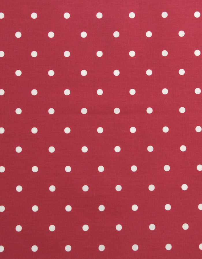 Oilcloth Dotty Multi (Red)
