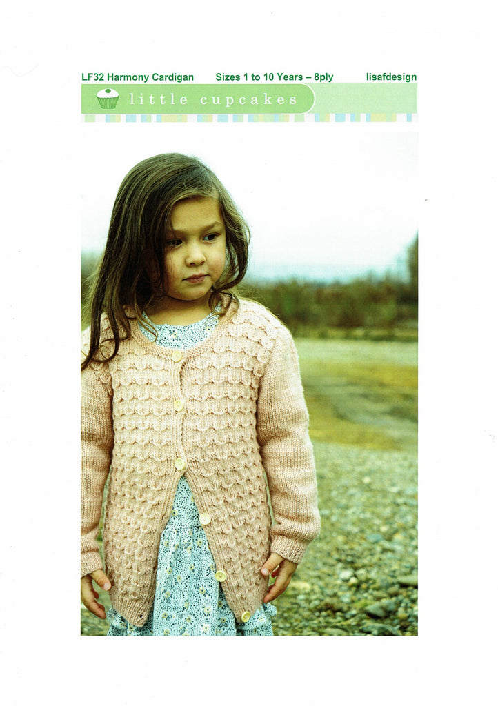 Little Cupcakes, Harmony Cardigan Pattern