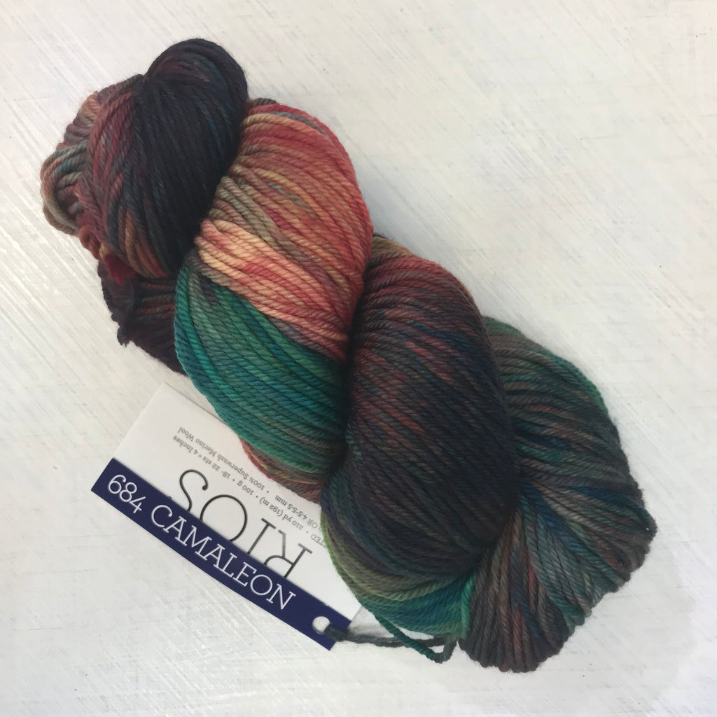 Malabrigo Rios 100% Kettledyed Merino Camaleon