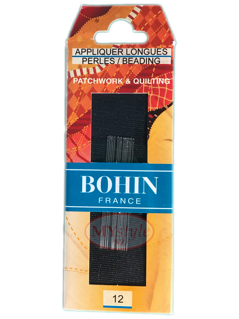 Bohin Appliquer Long Needles, Size 12