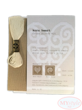 Kiwi Stitch Company, Koru Heart Cross Stitch Kit - Cream on Taupe