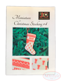 JC Embroidery, Miniature Christmas Stocking #4