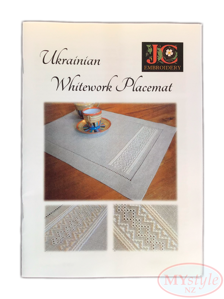 JC Embroidery, Ukrainian Whitework Placemat