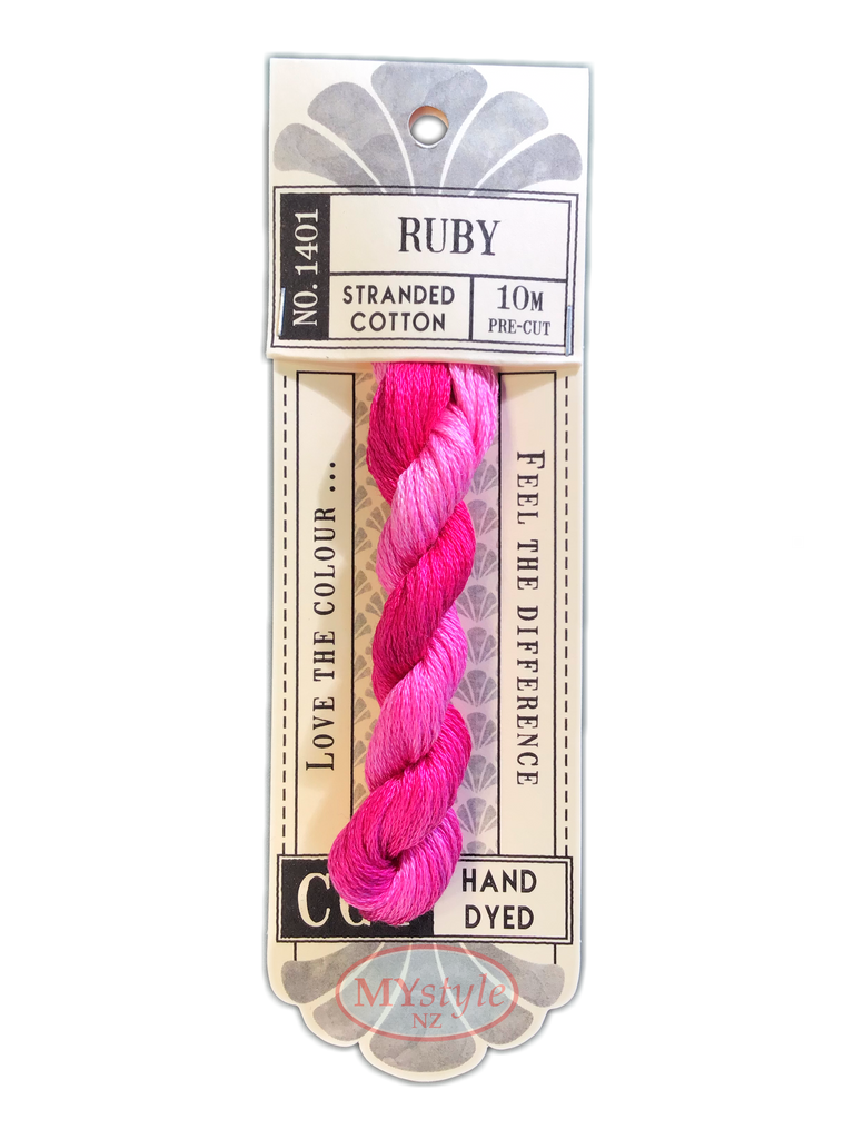 CGT NO. 1401 Ruby - Stranded Cotton