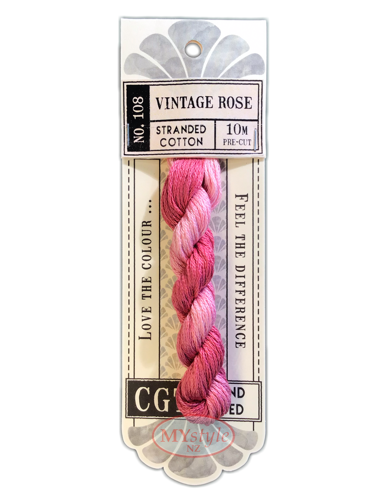 CGT NO. 108 Vintage Rose - Stranded Cotton