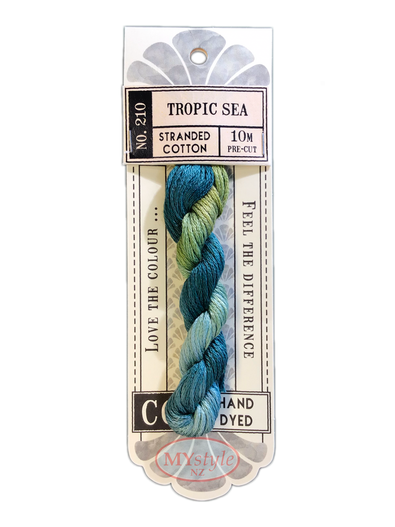 CGT NO. 210 Tropic Sea - Stranded Cotton
