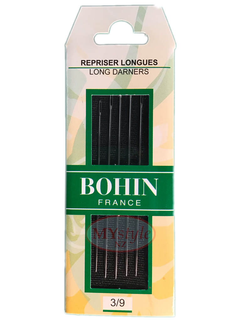 Bohin Long Darners Needles, Size 3/9