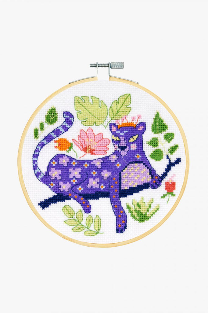 DMC Cross Stitch Kit Panther